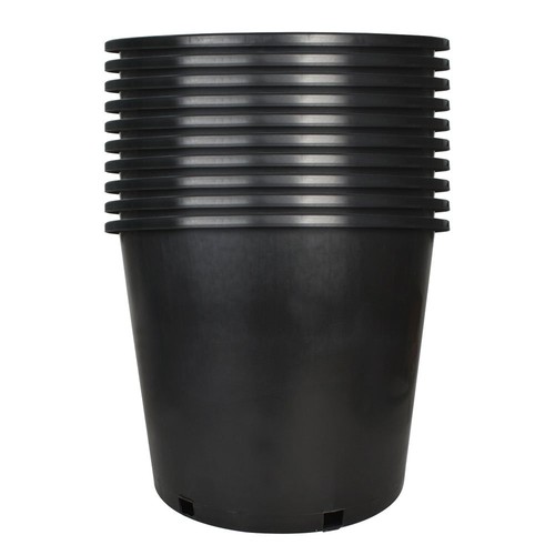 Pots gallon black - pots,